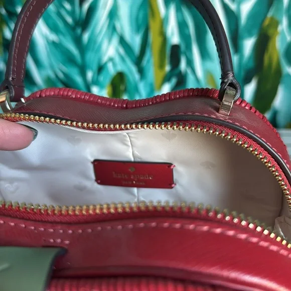 Kate Spade Wicker Red Apple crossbody bag - Picture 7 of 10